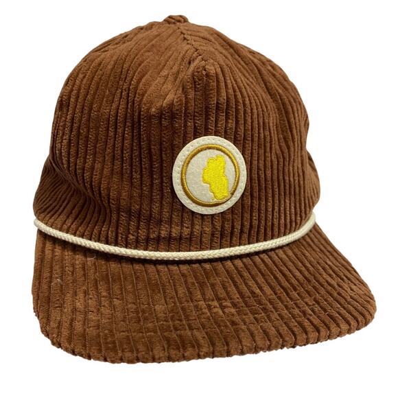 Tahoemade THE 'LAKE' 5-PANEL A larger fitting thick-waled corduroy 5-panel cap. - Picture 1 of 13